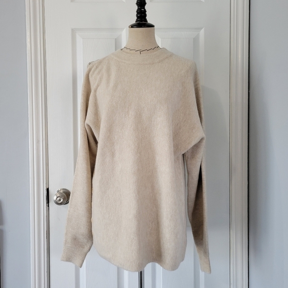 Tibi Cut out Shoulder in cream - Picture 8 of 9